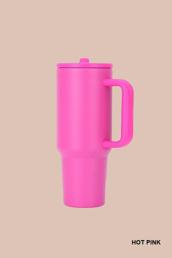 40oz Spillproof Tumbler - Hot Pink