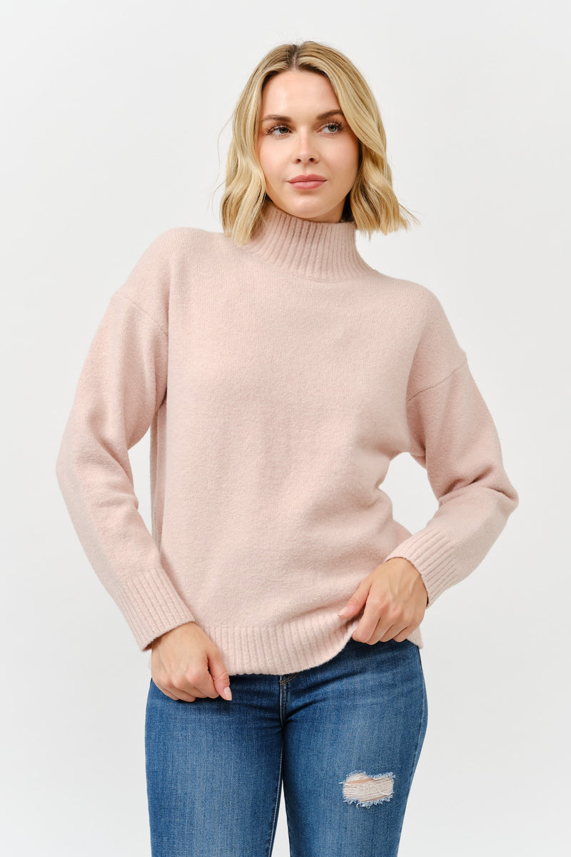 'Softly Spoken' Sweater - Blush