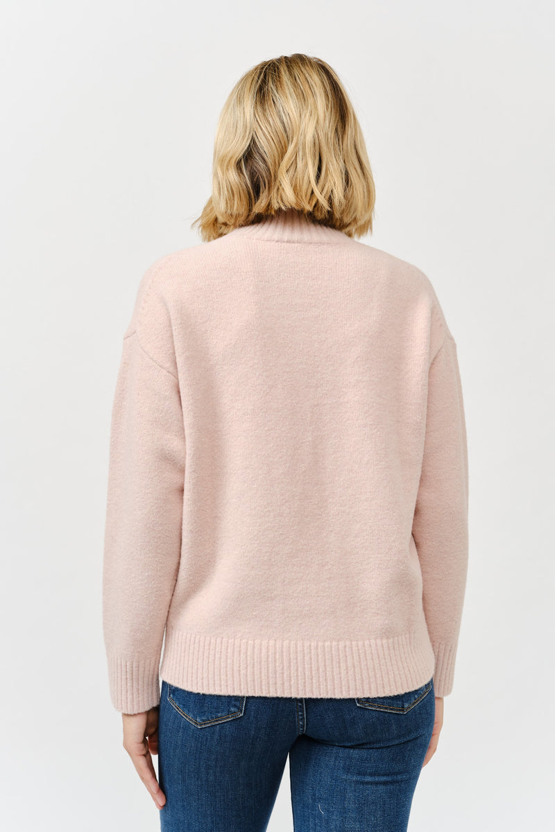 'Softly Spoken' Sweater - Blush
