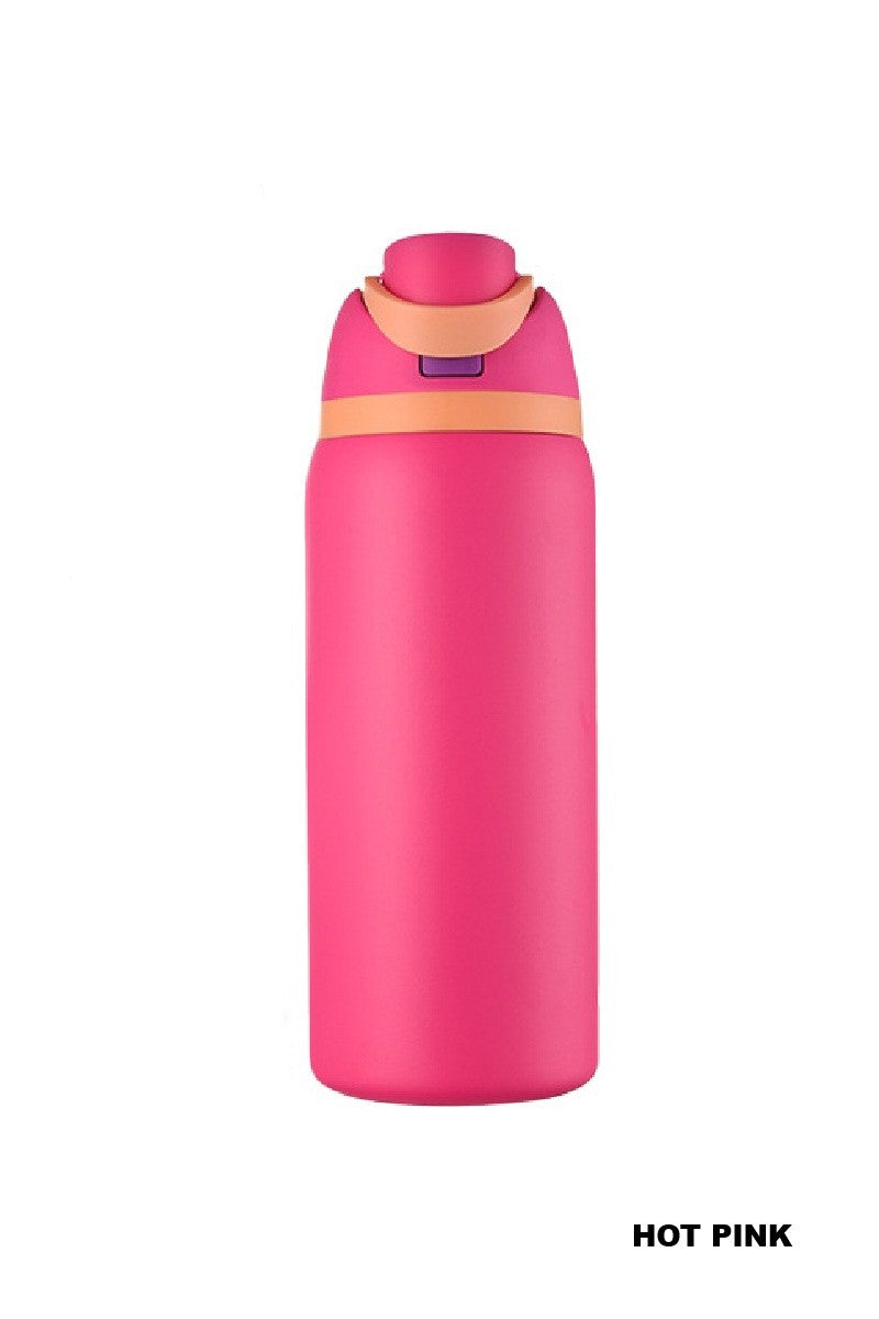 32oz Snap Lid Tumbler - Hot Pink