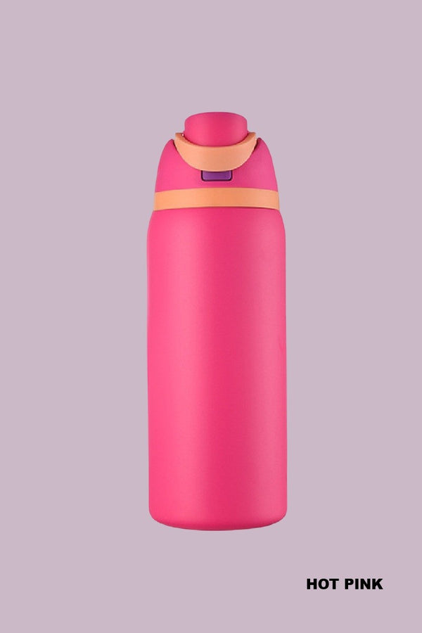 32oz Snap Lid Tumbler - Hot Pink
