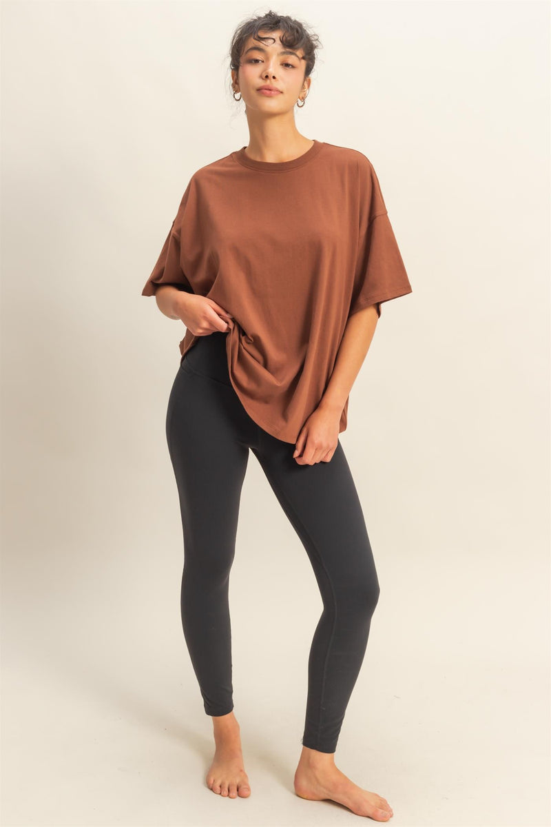 Oversized Tee - Chestnut