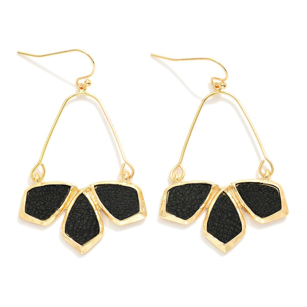 Black Drop Earrings