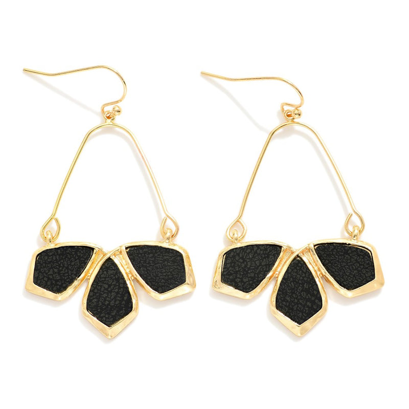 Black Drop Earrings