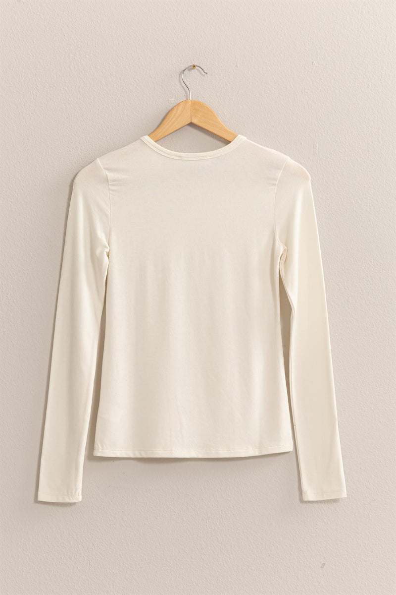 Basic Long Sleeve - Cream