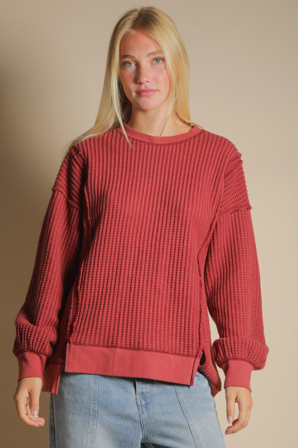 'Free Play' Top - Brick