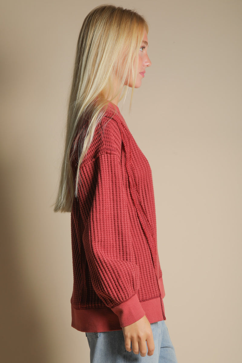 'Free Play' Top - Brick