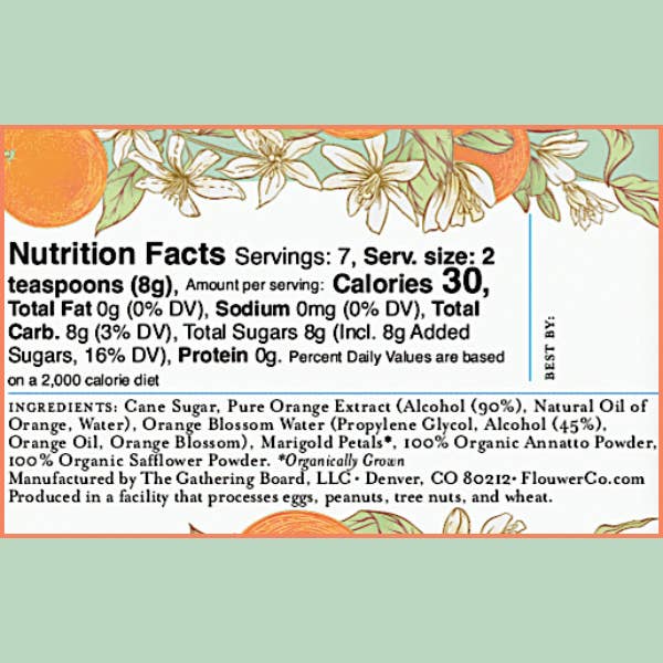 Orange Blossum Cocktail Cubes