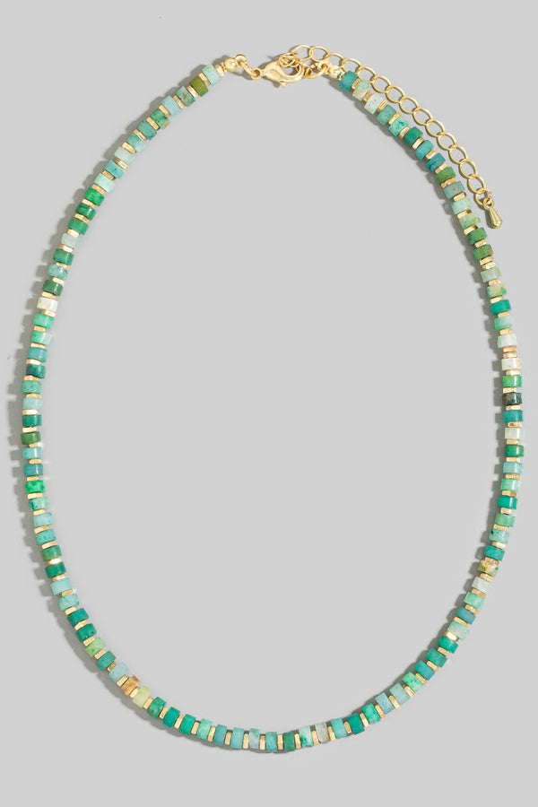 Semi Precious Stone Beaded Necklace