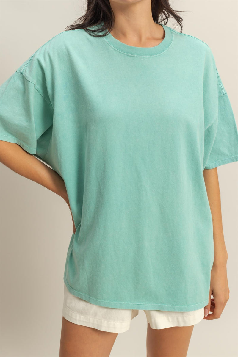 Oversized Tee - Turquoise