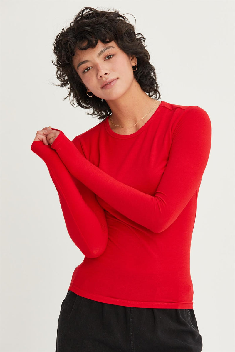 Basic Long Sleeve - Red