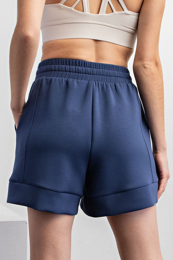 'All About Comfort' Shorts - Smoky Navy
