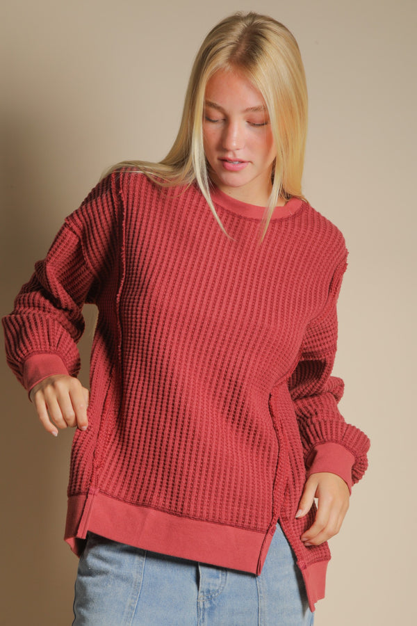 'Free Play' Top - Brick