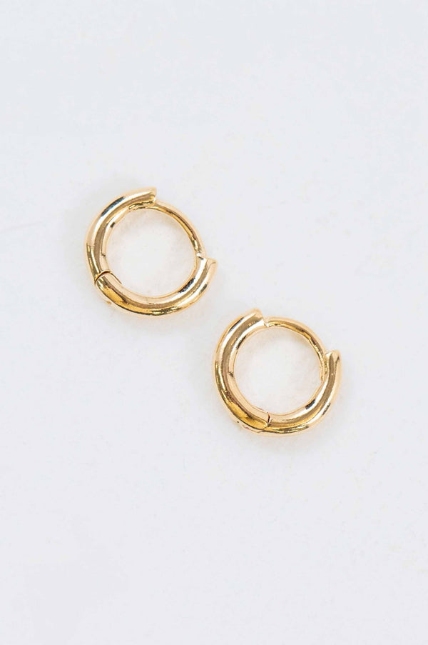 Mini Huggie Hoop Earrings | Gold