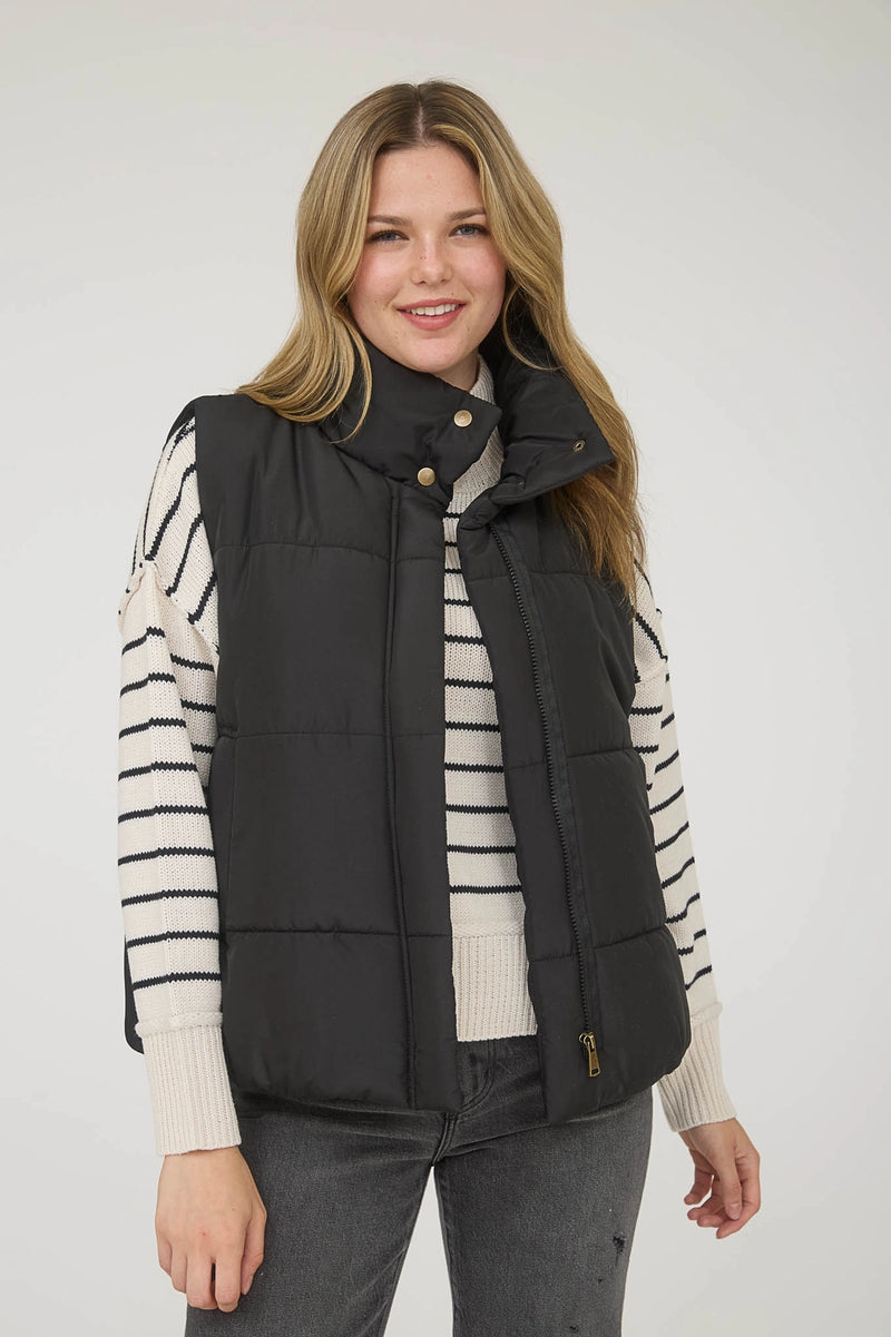 Puffer Vest - Black