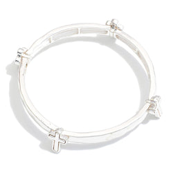 Cross Stretch Bracelet
