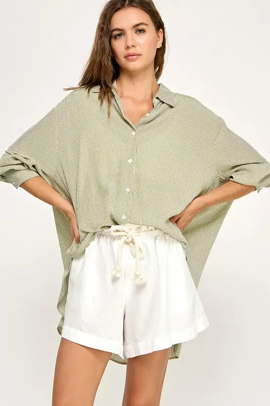 'Dreamt Of' Top - Olive