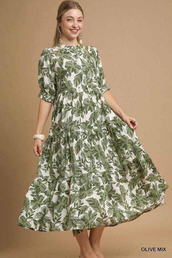 'Palms Away' Dress