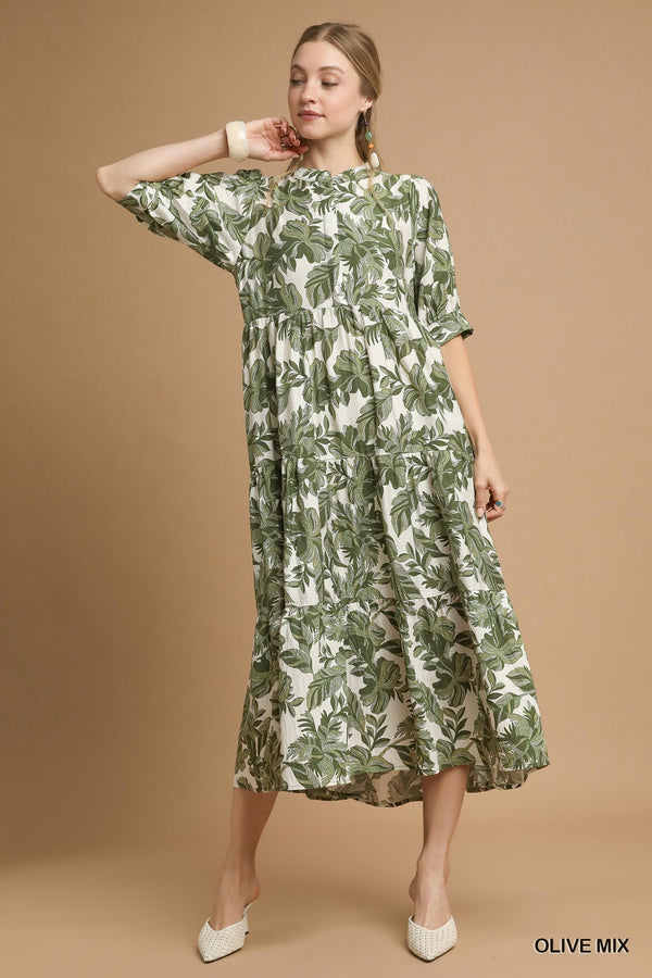 'Palms Away' Dress