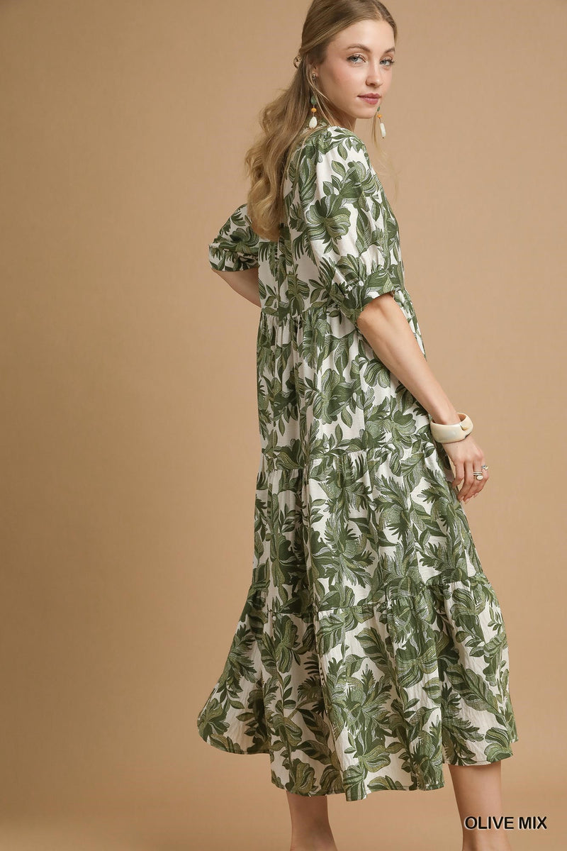 'Palms Away' Dress