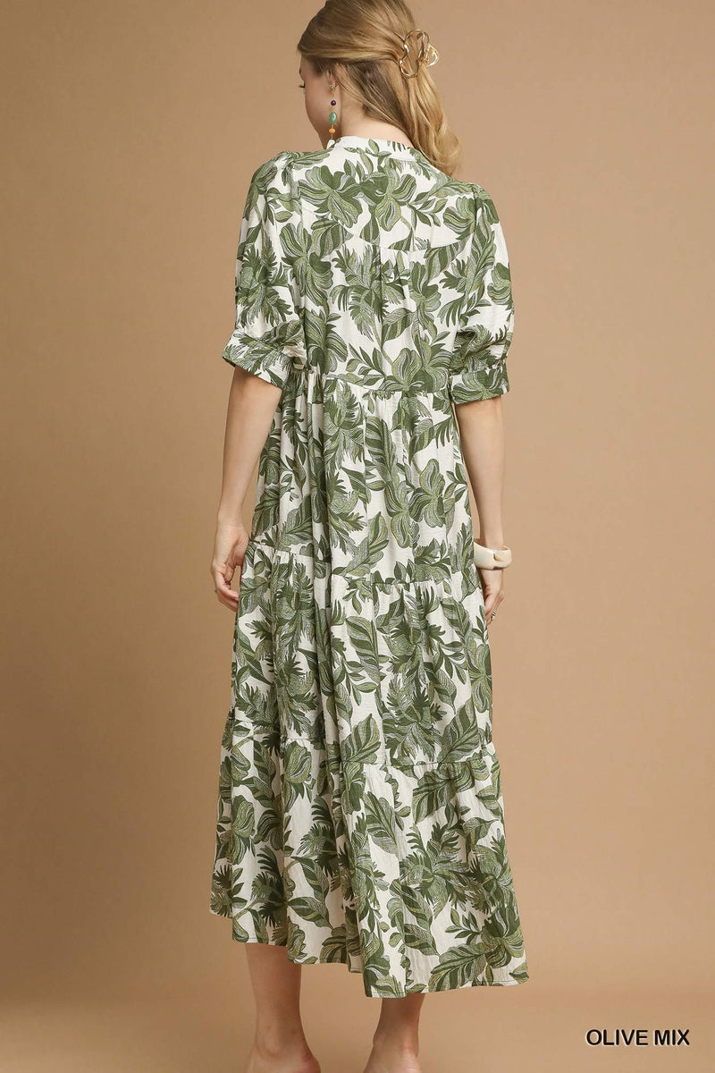 'Palms Away' Dress