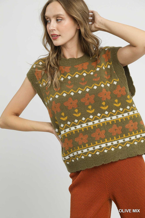 'Falls Into Place' Sweater Vest