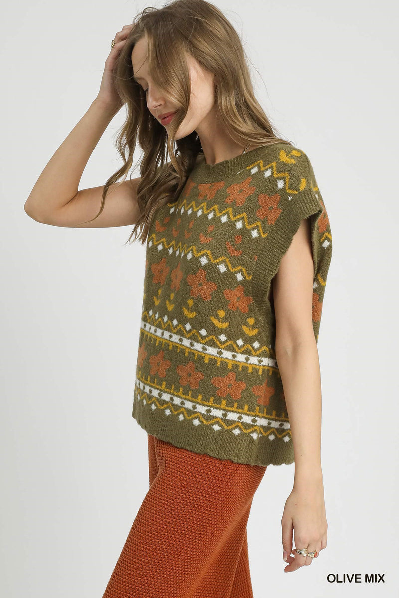 'Falls Into Place' Sweater Vest