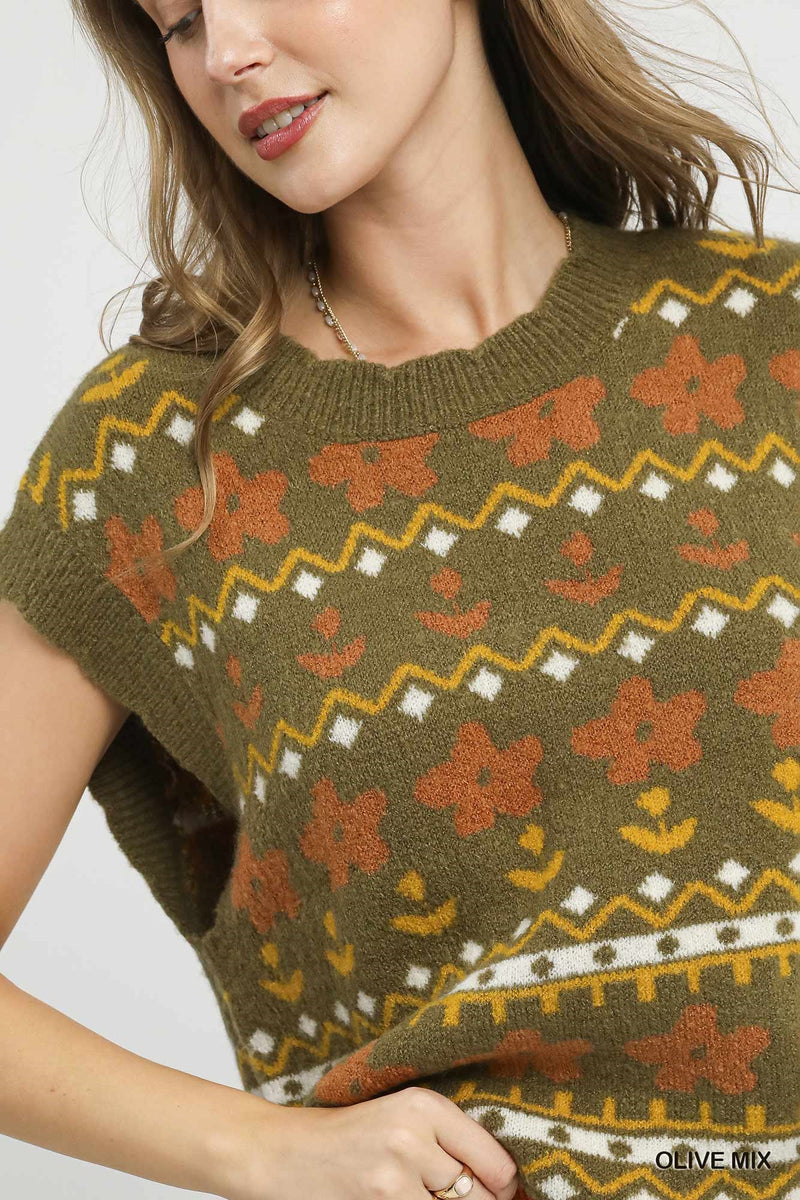 'Falls Into Place' Sweater Vest