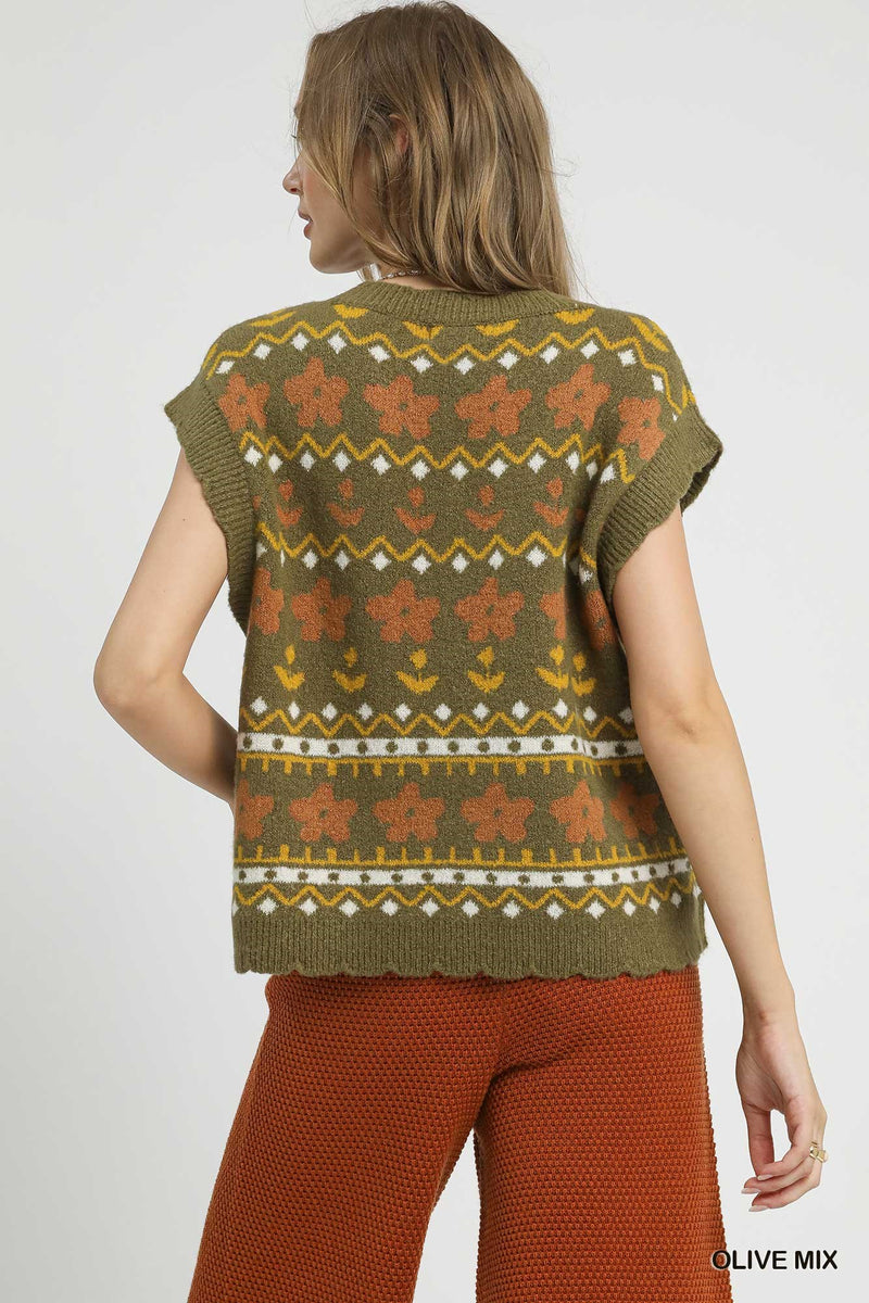 'Falls Into Place' Sweater Vest