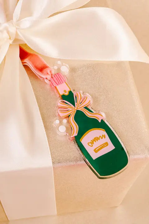 Champagne Bottle Ornament