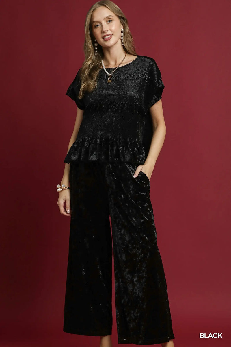 'Caught Crushing' Top - Black