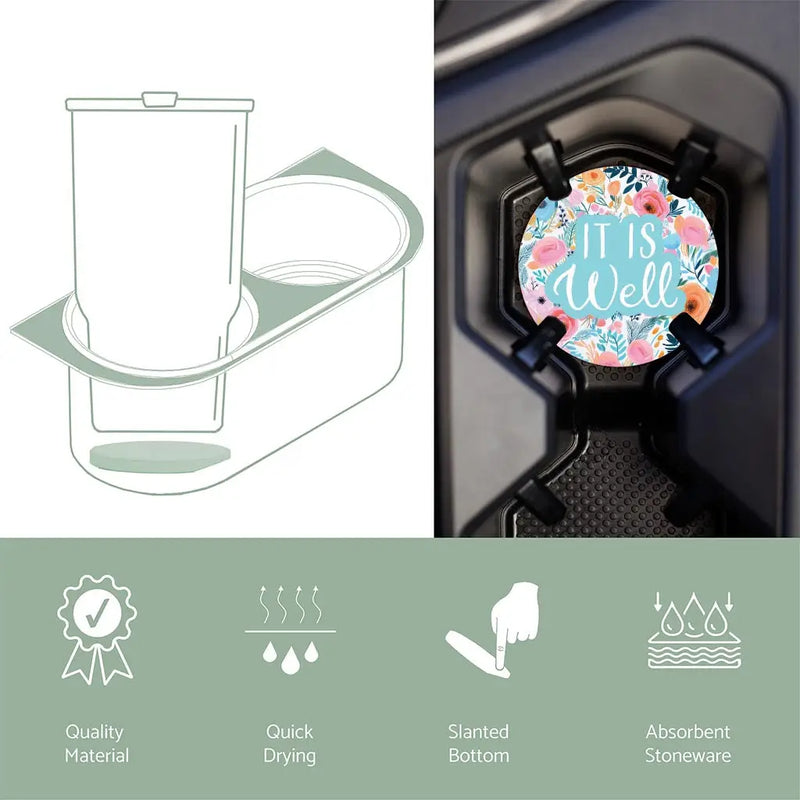Car Coaster - It is Well