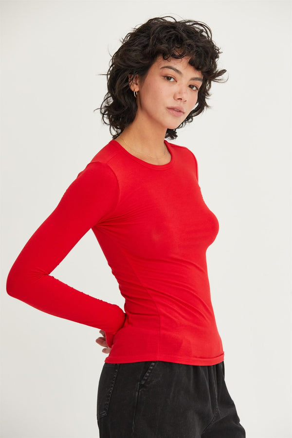 Basic Long Sleeve - Red