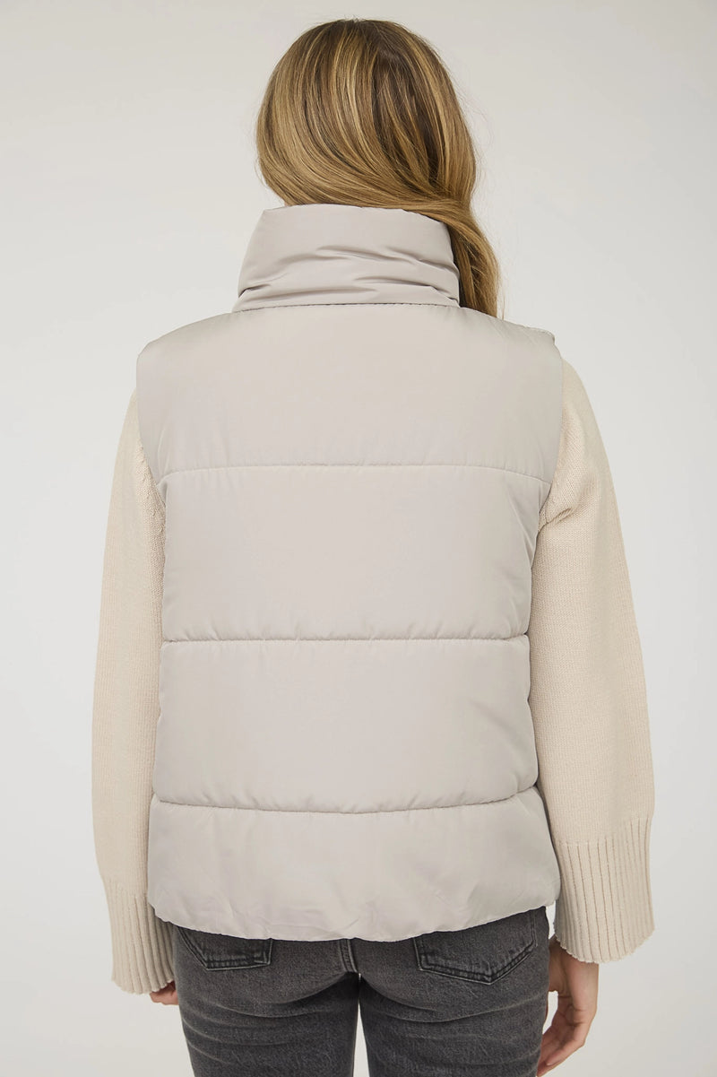 Puffer Vest - Cement