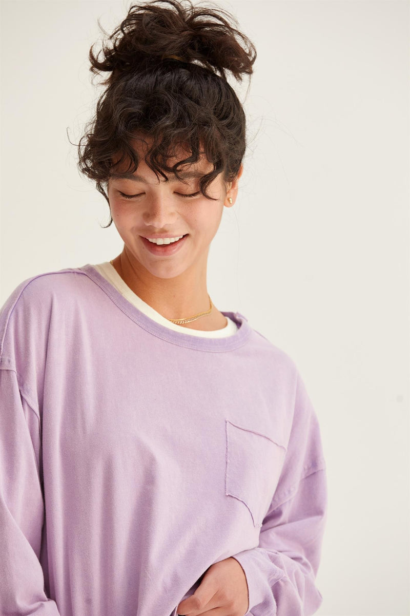 Pocket Tee - Lavender