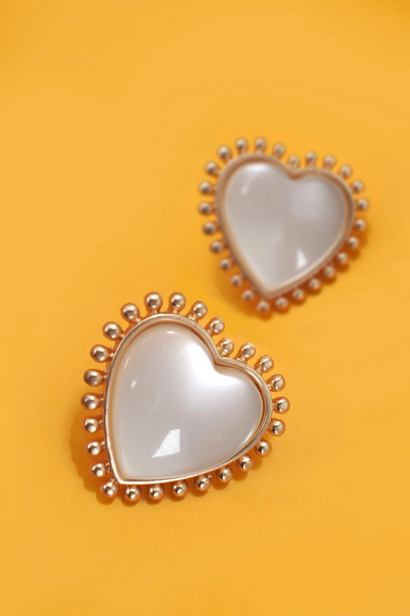 Heart Stud Earrings