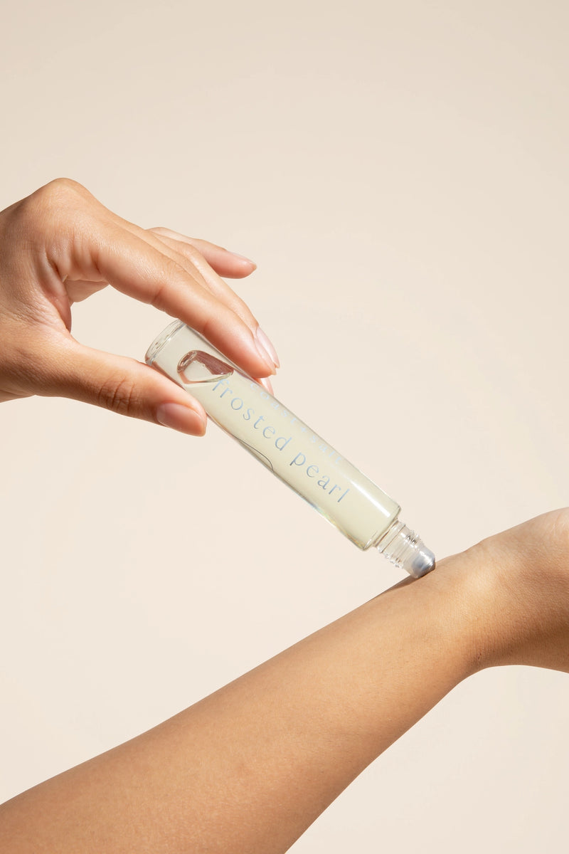Frosted Pearl Perfume Roller