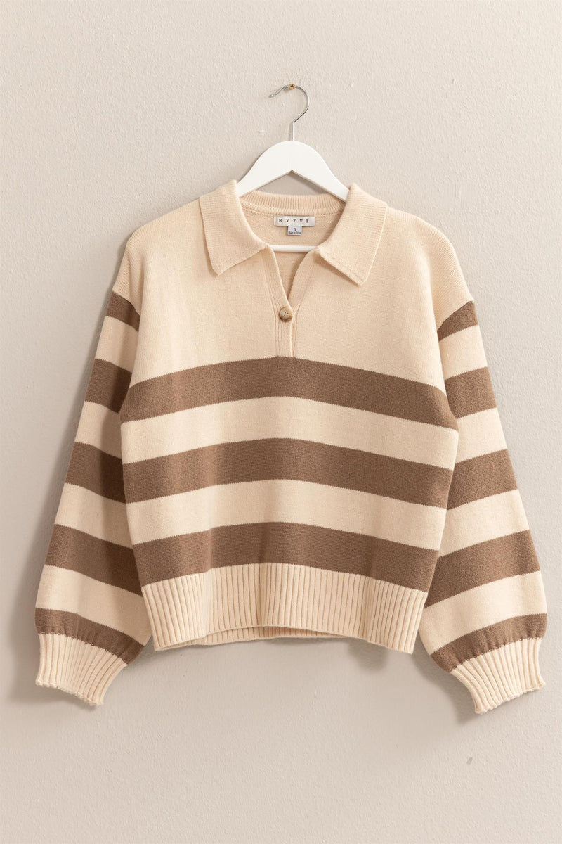 'Caught Up' Sweater - Camel