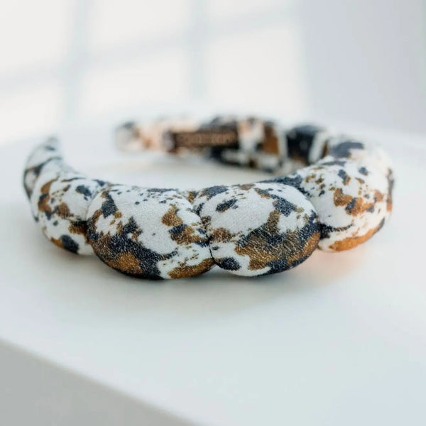 'Get Ready with Me' Headband - Cowhide