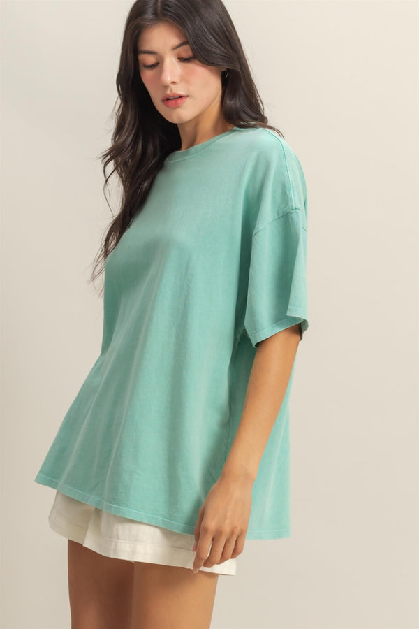 Oversized Tee - Turquoise