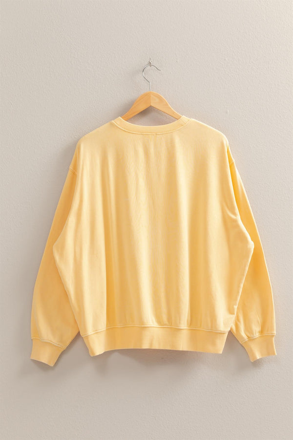 'Easy Days' Sweatshirt - Sunflower