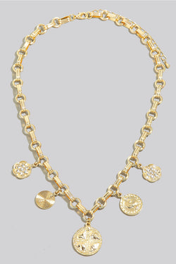 Coin Charms Necklace