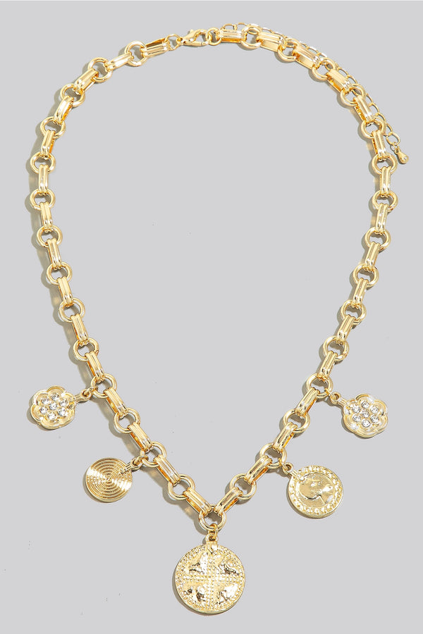 Coin Charms Necklace