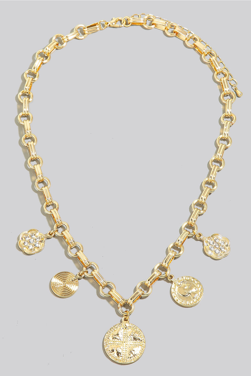 Coin Charms Necklace