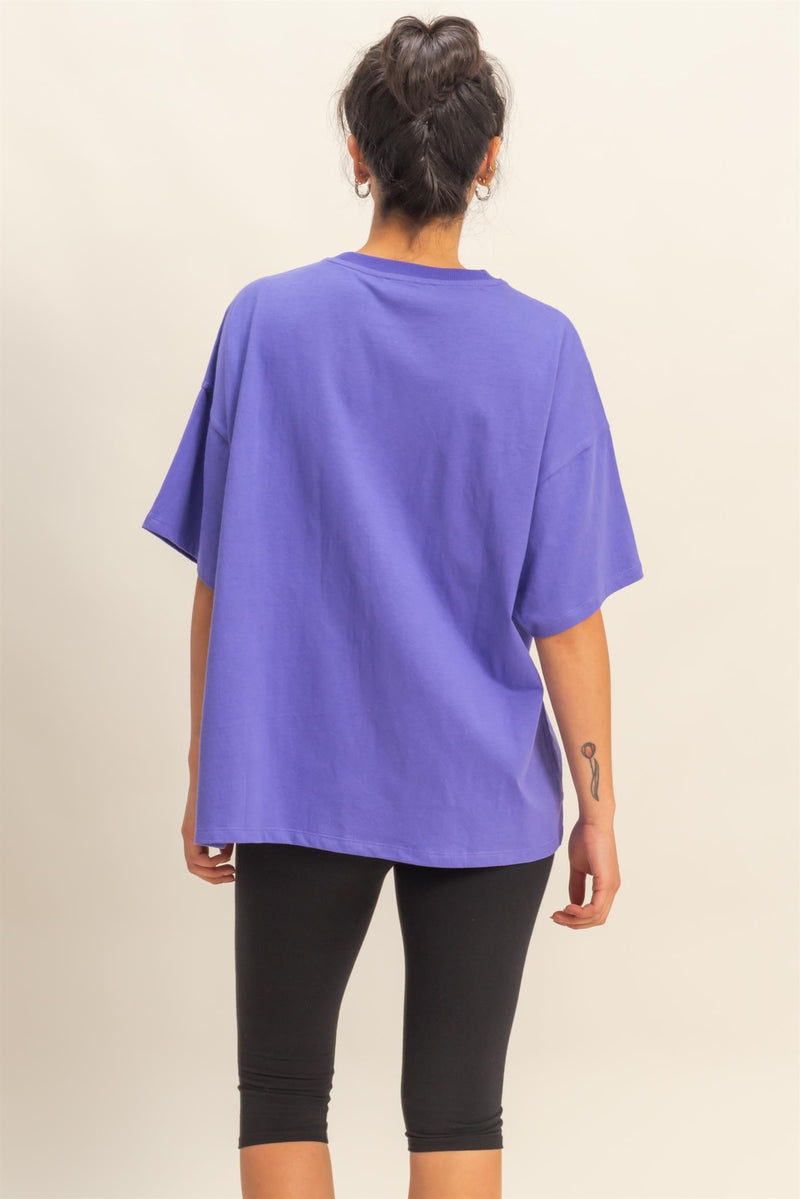 Oversized Tee - Iris