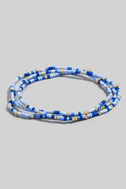 Blue Beaded Bracelet