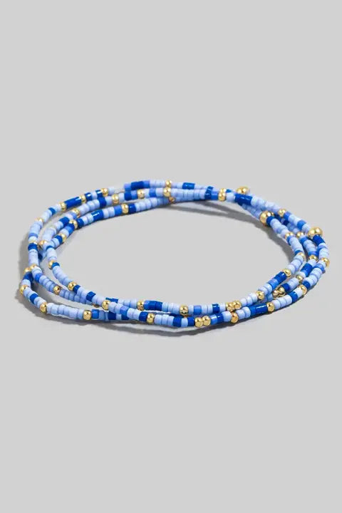 Blue Beaded Bracelet
