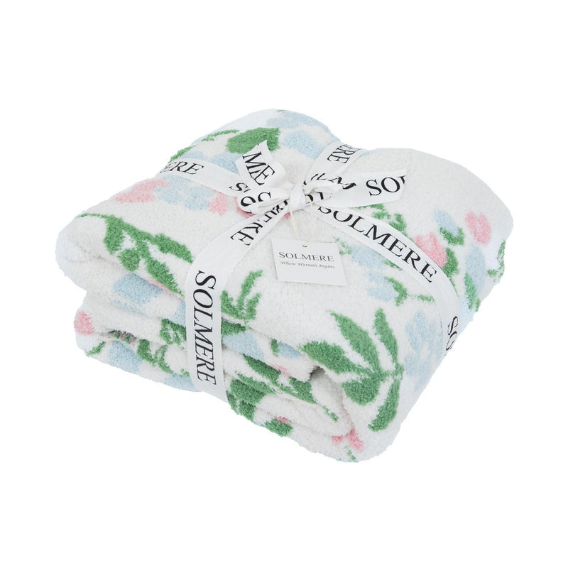 'In Bloom' Floral Blanket