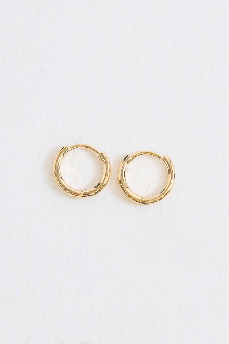 Ultra Mini Huggie Hoop Earrings | Gold