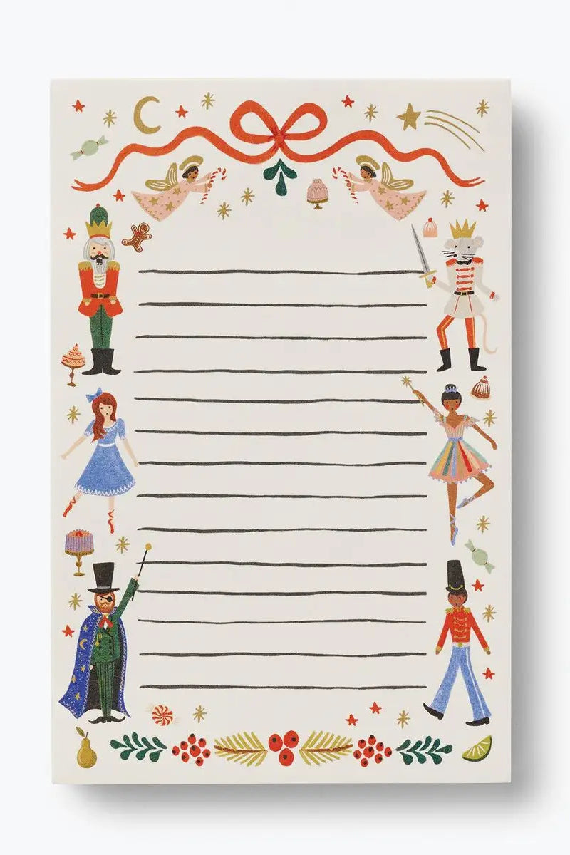Nutcracker Notepad | Rilfe Paper Co.